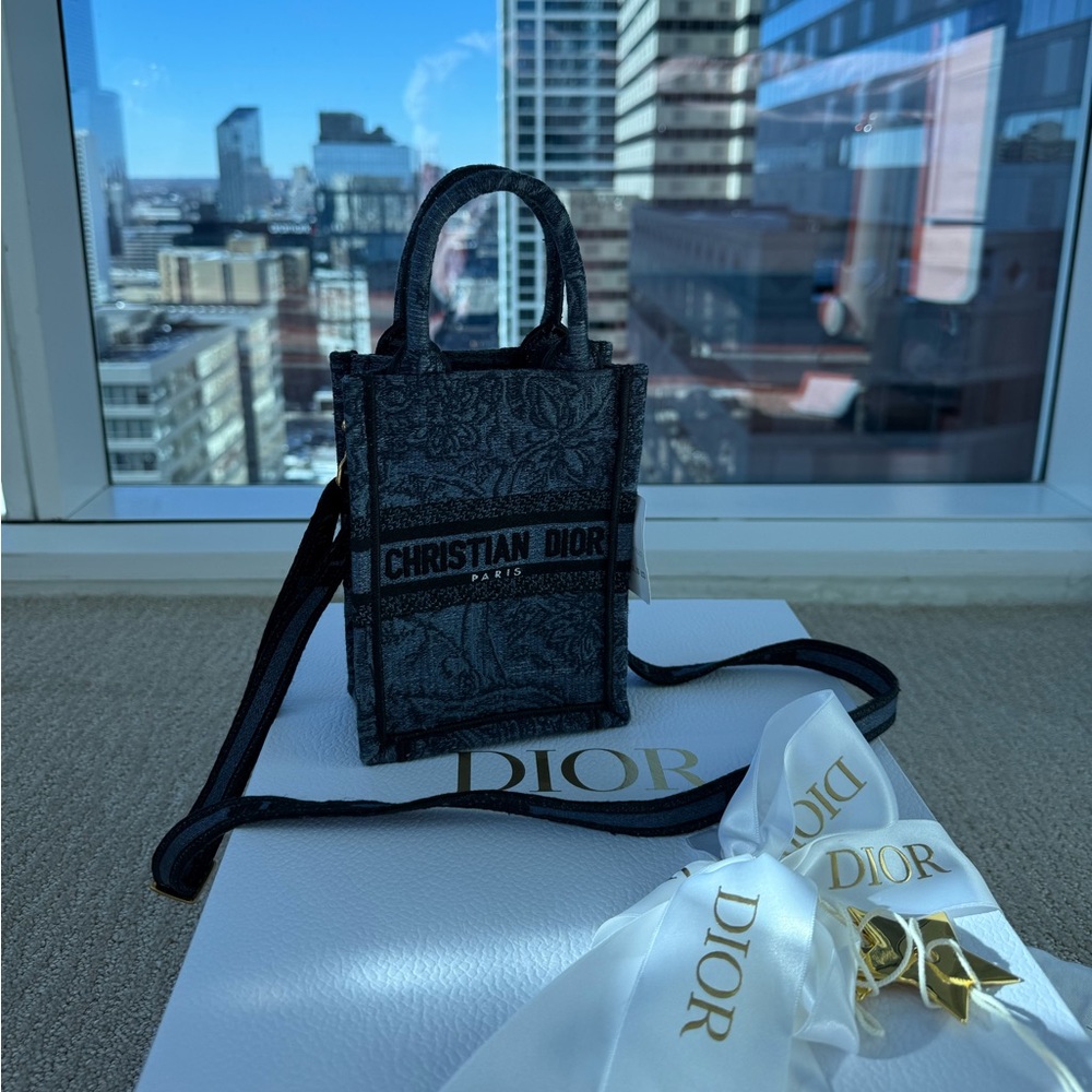 Dior Book Tote Crossbody Mini Bag - Picture 2 of 8